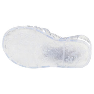 Sandalias de playa transparentes con hebilla 