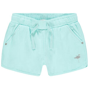 Short de punto con estampado de flamenco para niña 