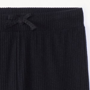 Leggings de punto acanalado lisos niña 