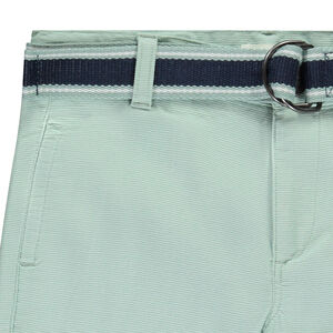 Pantalón chino con cinturón bicolor para niño 