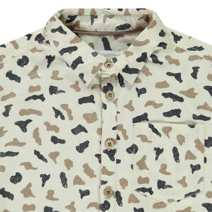 Camisa de manga larga moteada para niño 