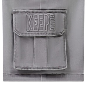 Bermudas efecto denim con bolsillo de parche para niño 