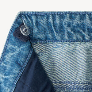 Jeans rectos con efecto de panel para niño 