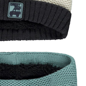 Conjunto de gorro y snood de sherpa niño 