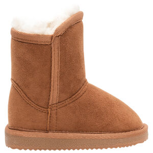 Botines forrados camel para bebé niña 