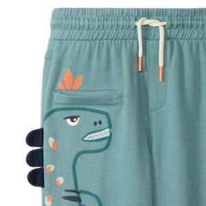 Pantalón jogging de felpa con motivo animal divertido para niño 