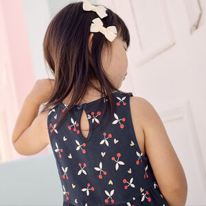 Vestido sin mangas estampado fantasía para bebé niña 