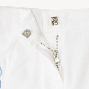 Short de denim con bordado de Stitch de Disney para niña 