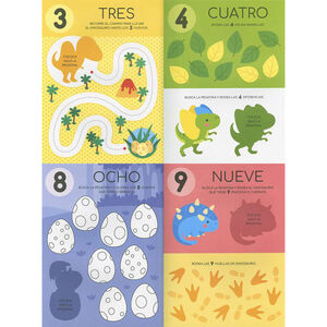 Libro de actividades Los números +4 años 