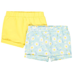 Pack de 2 shorts para bebé niña 