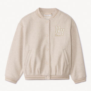 Chaqueta bomber de manga larga  Main Chaqueta bomber de manga larga