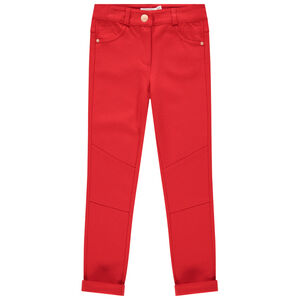 Pantalón liso de punto milano 