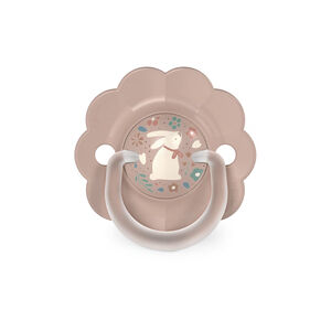 Chupete tetina fisiológica silicona SX PRO Wonder 6-18M decorado rosa medium  