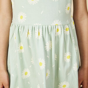 Vestido sin mangas estampado fantasía para niña 