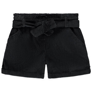 Short de pana con lazada niña 