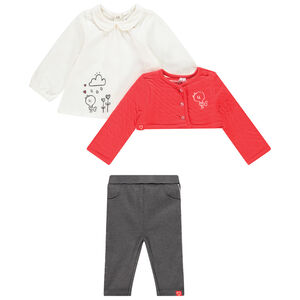 Conjunto 3 piezas print pájaro Main Conjunto 3 piezas print pájaro