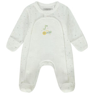 Pelele de terciopelo con estampado de lunares para bebé prematuro 