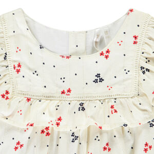 Conjunto de 2 piezas con blusa estampada para bebé niña 