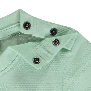 Camiseta manga corta lisa efecto texturizado para bebé niño 