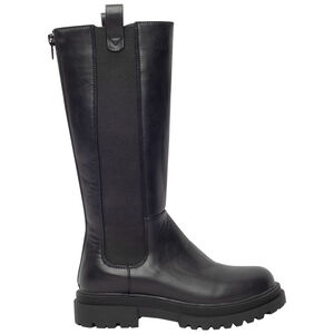 Botas negras de polipiel con suela gruesa para niña Main Botas negras de polipiel con suela gruesa para niña