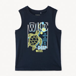 Playera de jersey con estampado para niño 