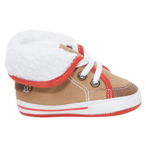 Zapatillas flexibles con cordones y pelo falso 