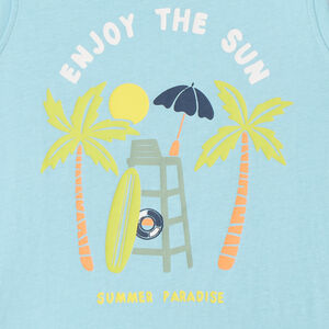 Playera de jersey con estampado para niño 