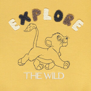 Sudadera con bordado y estampado de Simba El Rey León Disney para niño 