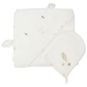 Capa de baño y toalla de mano Hiver mágico  Main Capa de baño y toalla de mano Hiver mágico