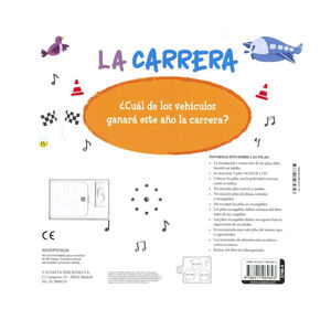 Libro con sonidos La carrera +36 meses 
