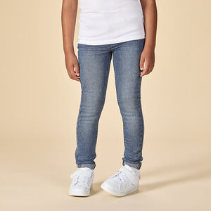 Jean skinny liso con jacron niña 
