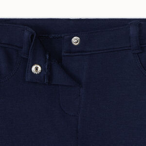 Jegging liso con bordado fantasía para bebé niña 