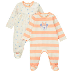 Lote de 2 peleles fantasía Minnie Disney para bebé niña 