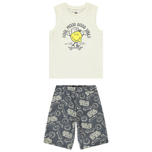 Set de pijama corto de 2 piezas SmileyWorld para niño 