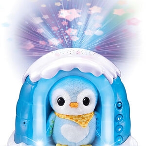 Peluche y proyector Iglú pingüino 0M+ 