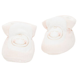 Zapatillas de terciopelo estampado ©Smiley Baby 