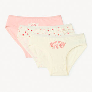 Pack de 3 braguitas Minnie Disney para niña. 