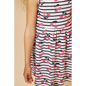 Robe de tirantes estampado mariposas para niña 