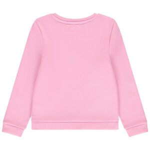 Sudadera de felpa estampada niña 