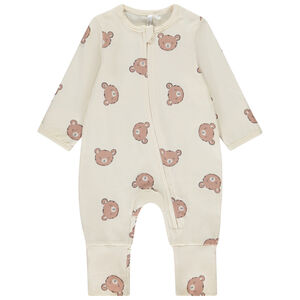 Pelele evolutivo impreso con osito para bebé 
