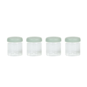 Juego de 4 tarros de conservación de vidrio - 220 ml 