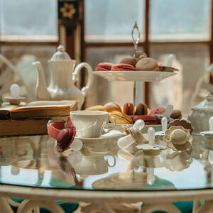 Attache-sucette en silicone Wonder illusion blue 