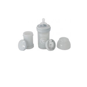 Biberón anticólicos 180ml - Gris claro 