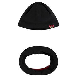 Conjunto de gorro y bufanda en micropolar 