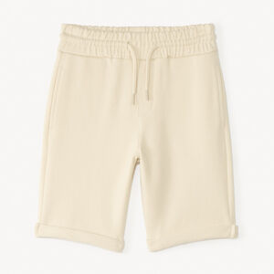 Bermudas de felpa piqué unicolor para niño 