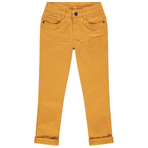 Pantalón con bolsillos liso con efecto desgastado y arrugado Main Pantalón con bolsillos liso con efecto desgastado y arrugado