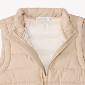 Chaleco acolchado sin mangas liso para niño 