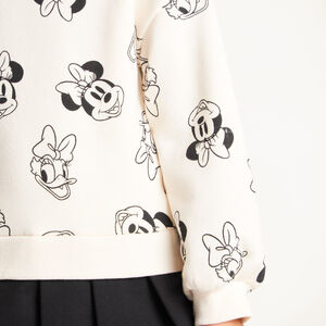 Vestido de efecto 2 en 1 para niña con estampado de Minnie de Disney 