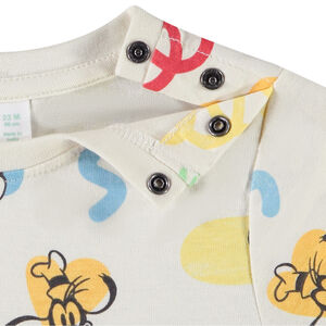 Camiseta de manga corta estampada de Mickey Disney para bebé niño 