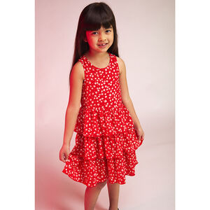 Vestido sin mangas flores 